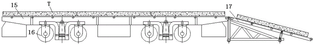 Construction method for precast type vibration damping track board