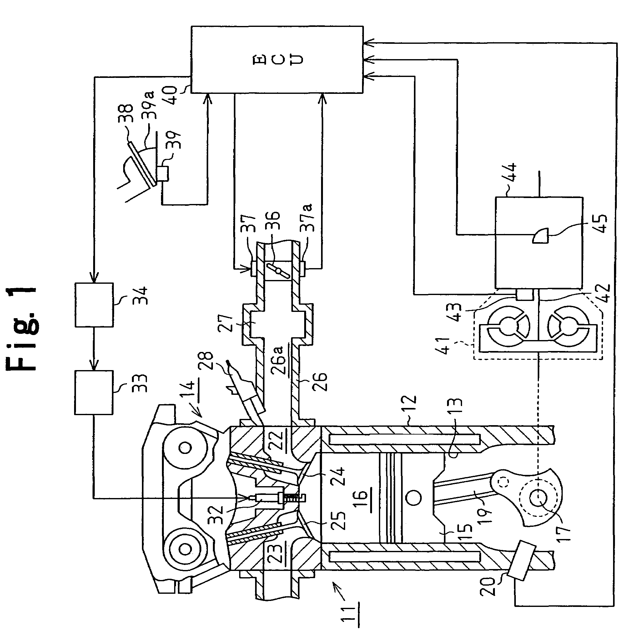 Throttle opening degree control apparatus for internal combustion engine