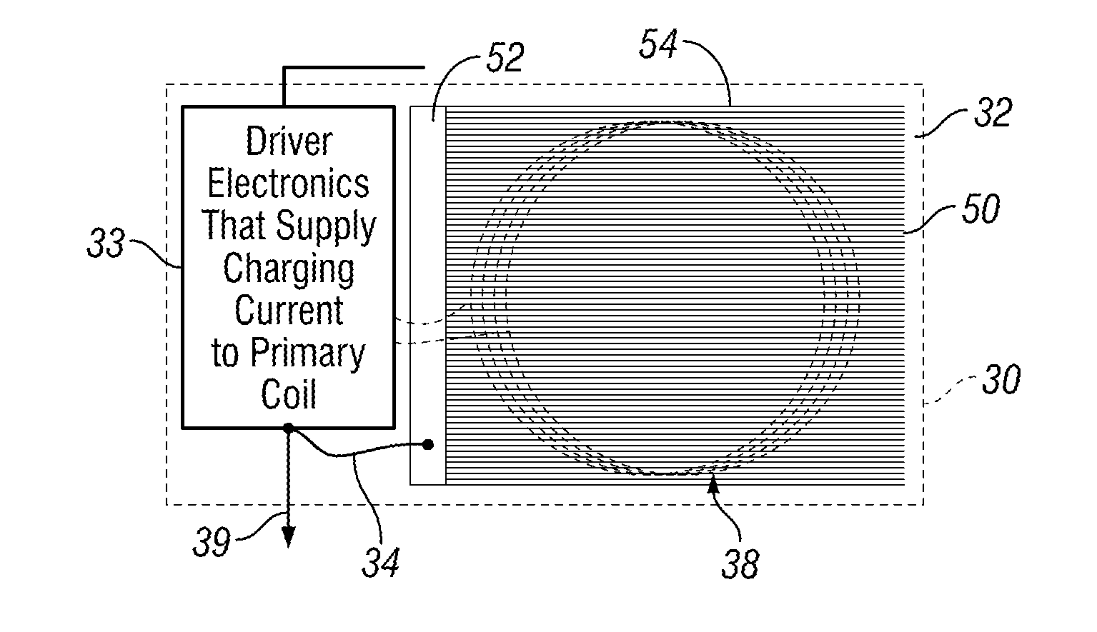 Wireless battery charging apparatus mounted in a vehcle designed to reduce electromagnetic interference