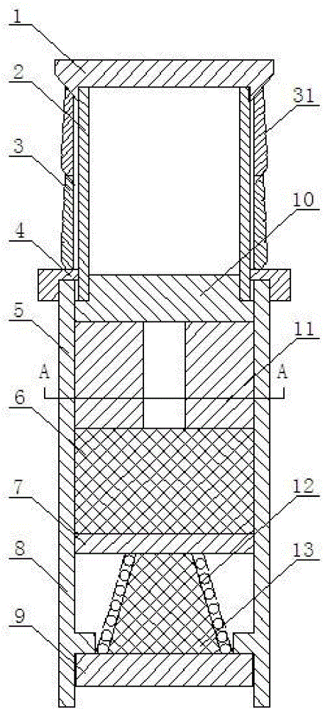 Impact-resistance and energy-absorption lengthening bar for single prop