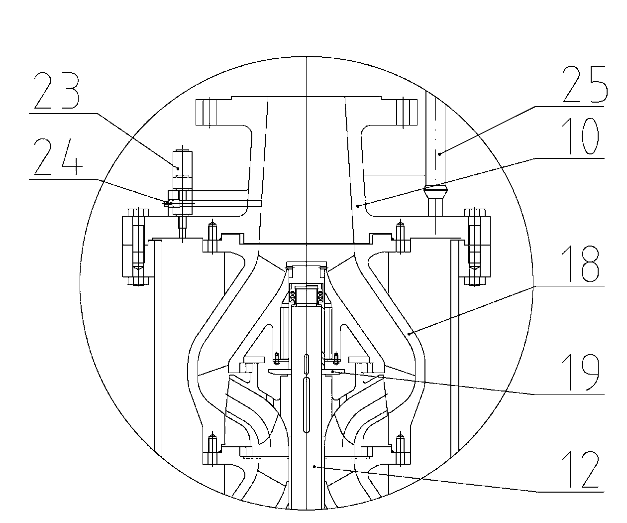 Multistage electric pump for improving coarse-particle solid-liquid two-phase slurry