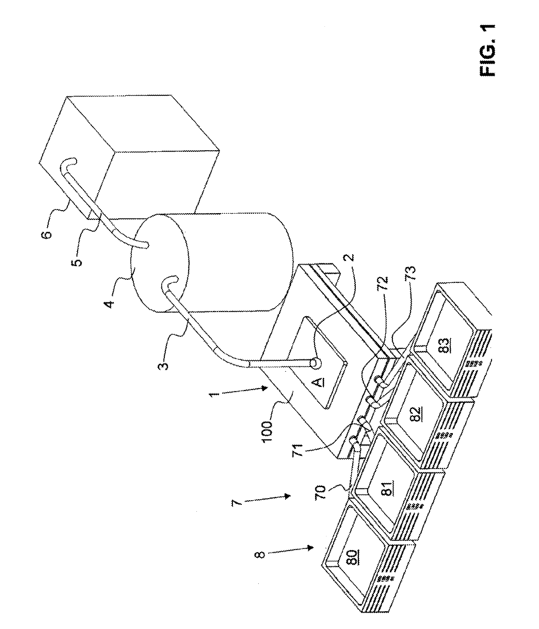 Test unit for wound drainage dressings