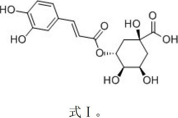 Chlorogenic acid compound and pharmaceutical composition thereof