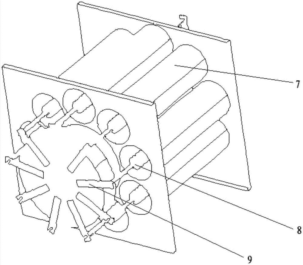 High-energy ionic field generation device and ionic field generation method