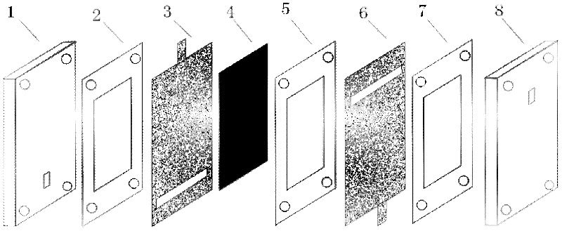 Electrochemically enhancing multifunctional material adsorbing and fluorine removing system, and method thereof