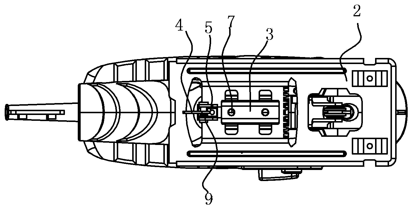 Following cutter device of jig saw