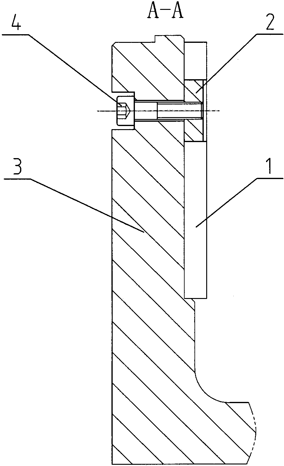 Motor permanent magnet fixing device