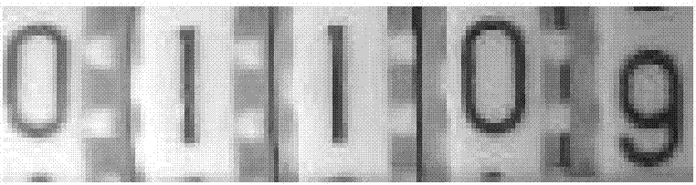 Visual identification system of direct-reading water meter and identification method thereof