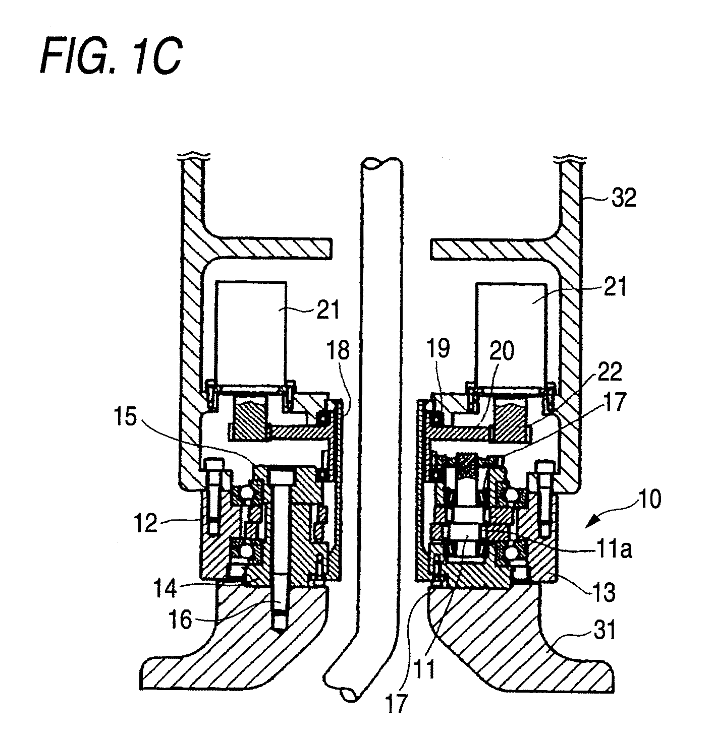 Hollow speed reducer