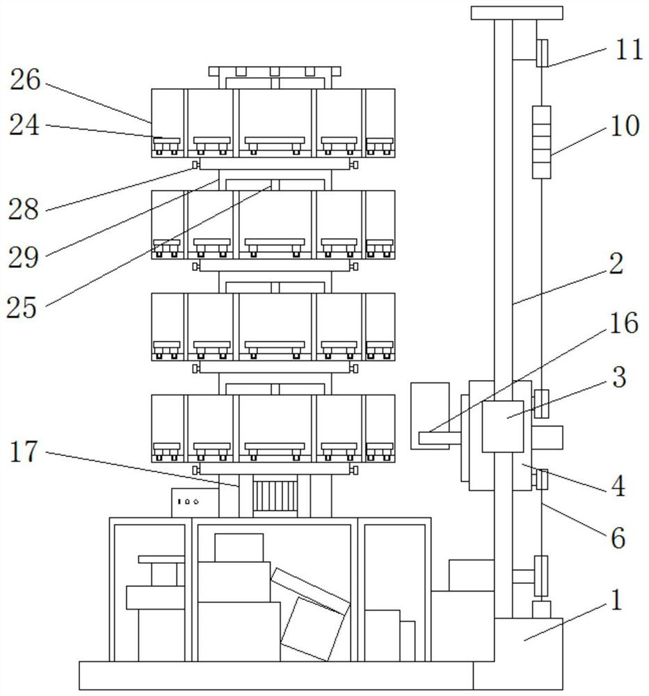 Intelligent storage device based on automatic classification for smart factory