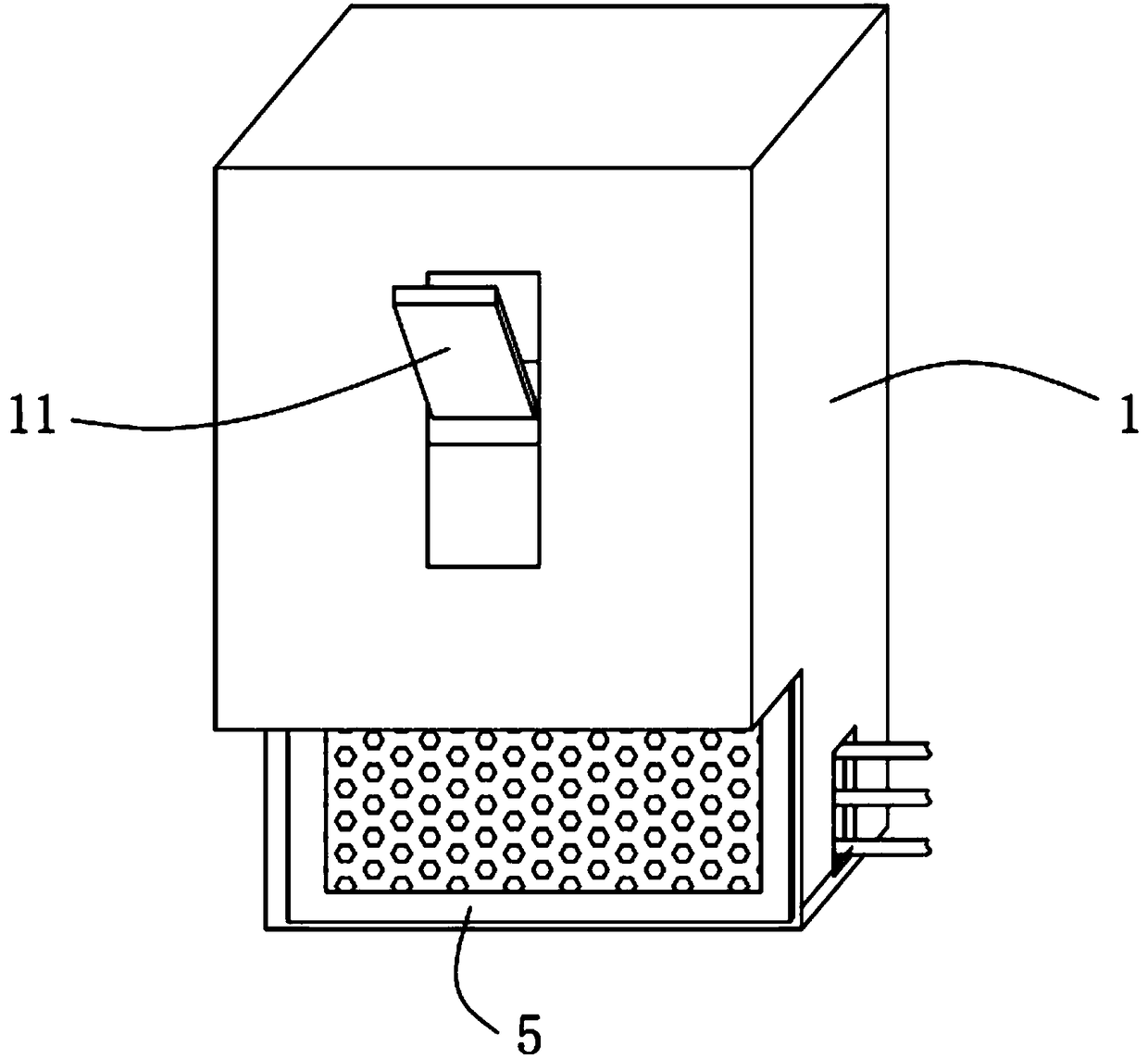 Side-mounted motor protector