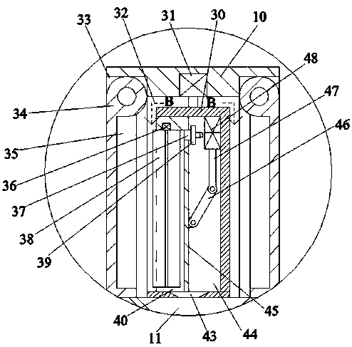 LED streetlamp capable of being cleaned automatically