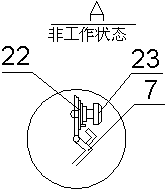 Cantilever-type lifting medical stretcher