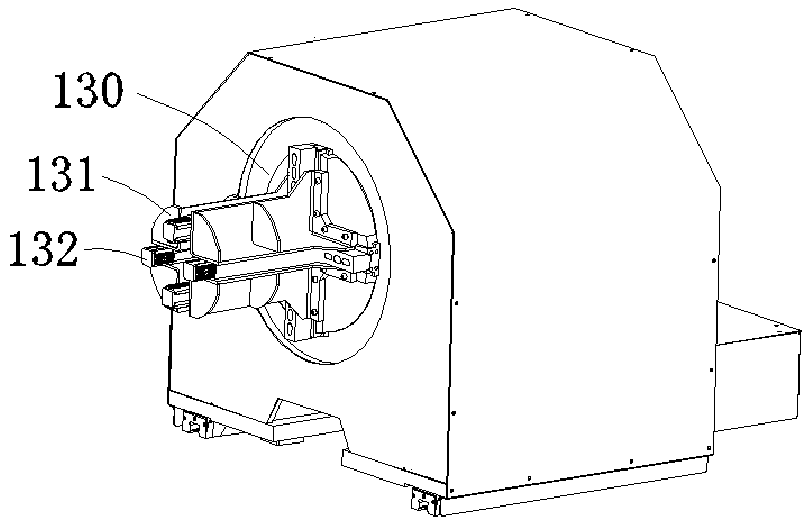 Profile laser cutting machine and using method thereof