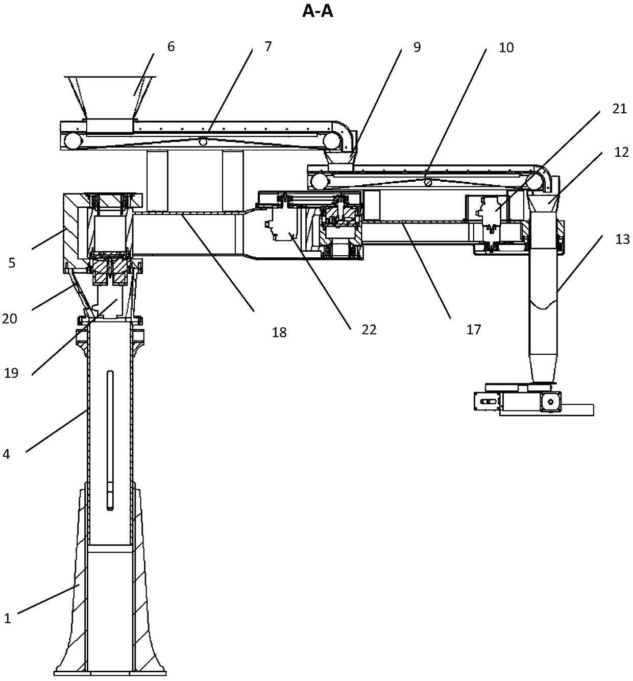 Steamer feeding robot