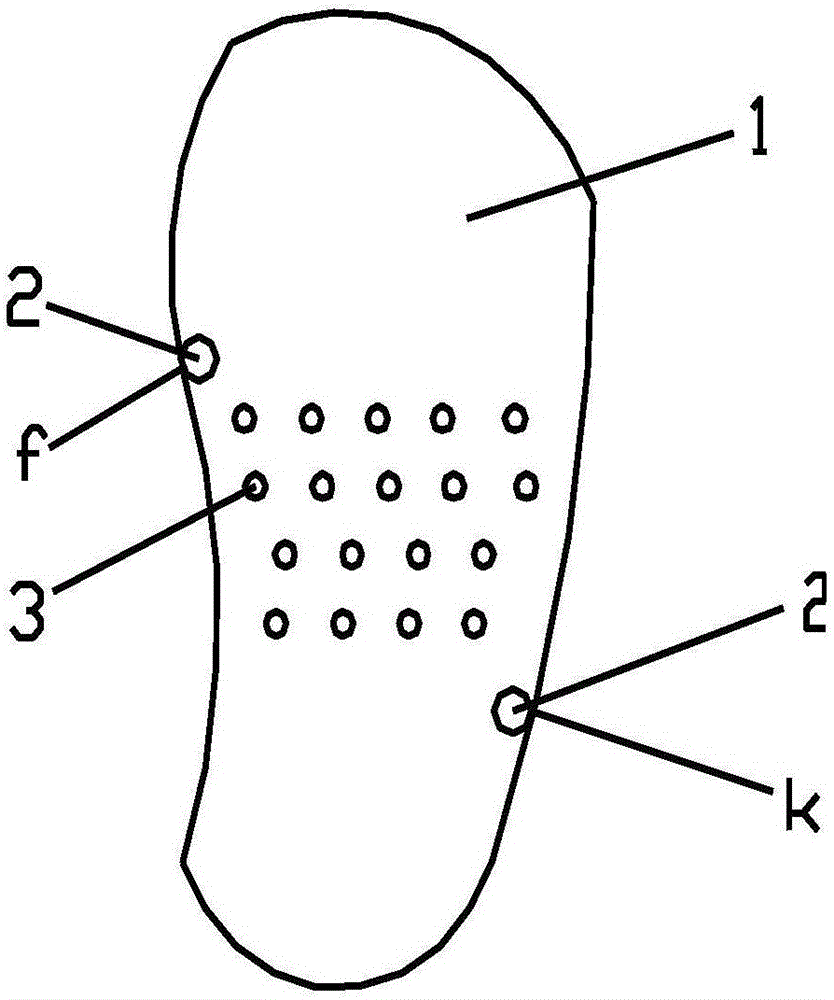 Measuring sock capable of easily, conveniently and intelligently measuring foot type of human body and measuring method of foot type