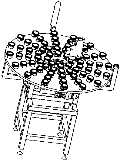 Aluminum piston storable automatic feeding equipment and production method thereof