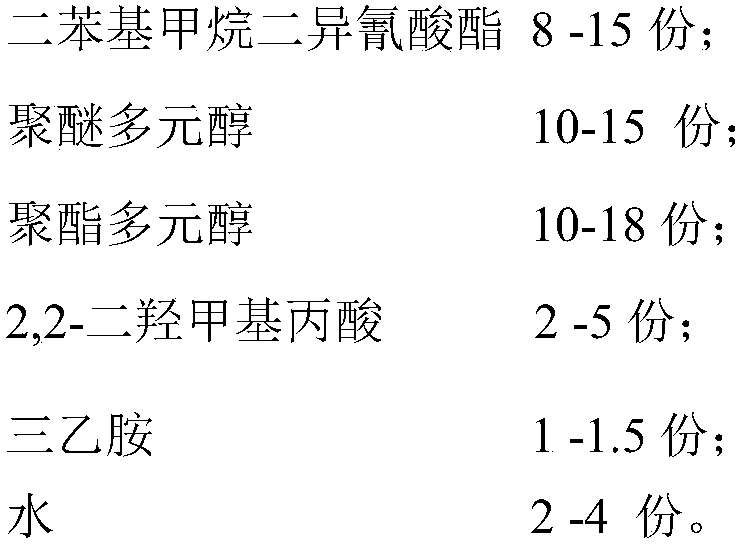 Skin feeling aqueous polyurethane coating and preparation method thereof