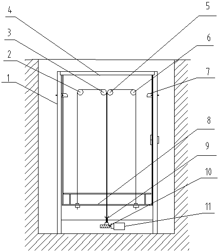 A display cabinet with protective function