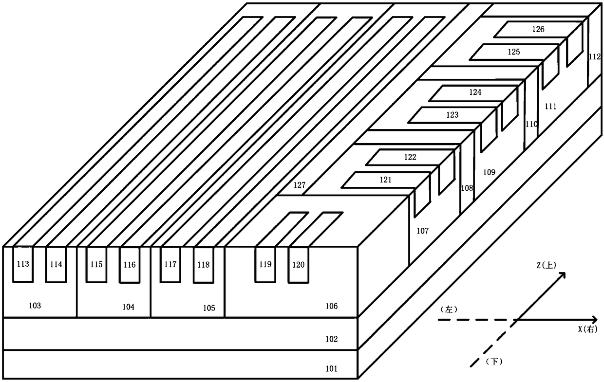 ESD protection device with bidirectional diode--string-triggered SCR structure