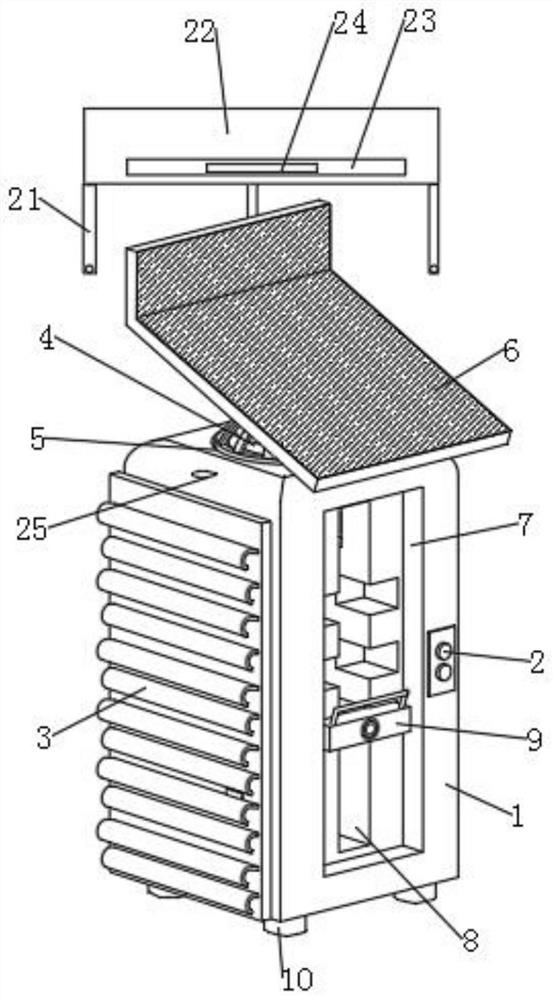 Intelligent charging pile based on photovoltaic power generation