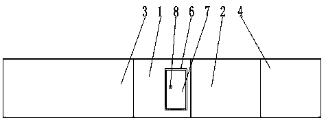 Alarming plaster for internal fistula bleeding during hemodialysis treatment