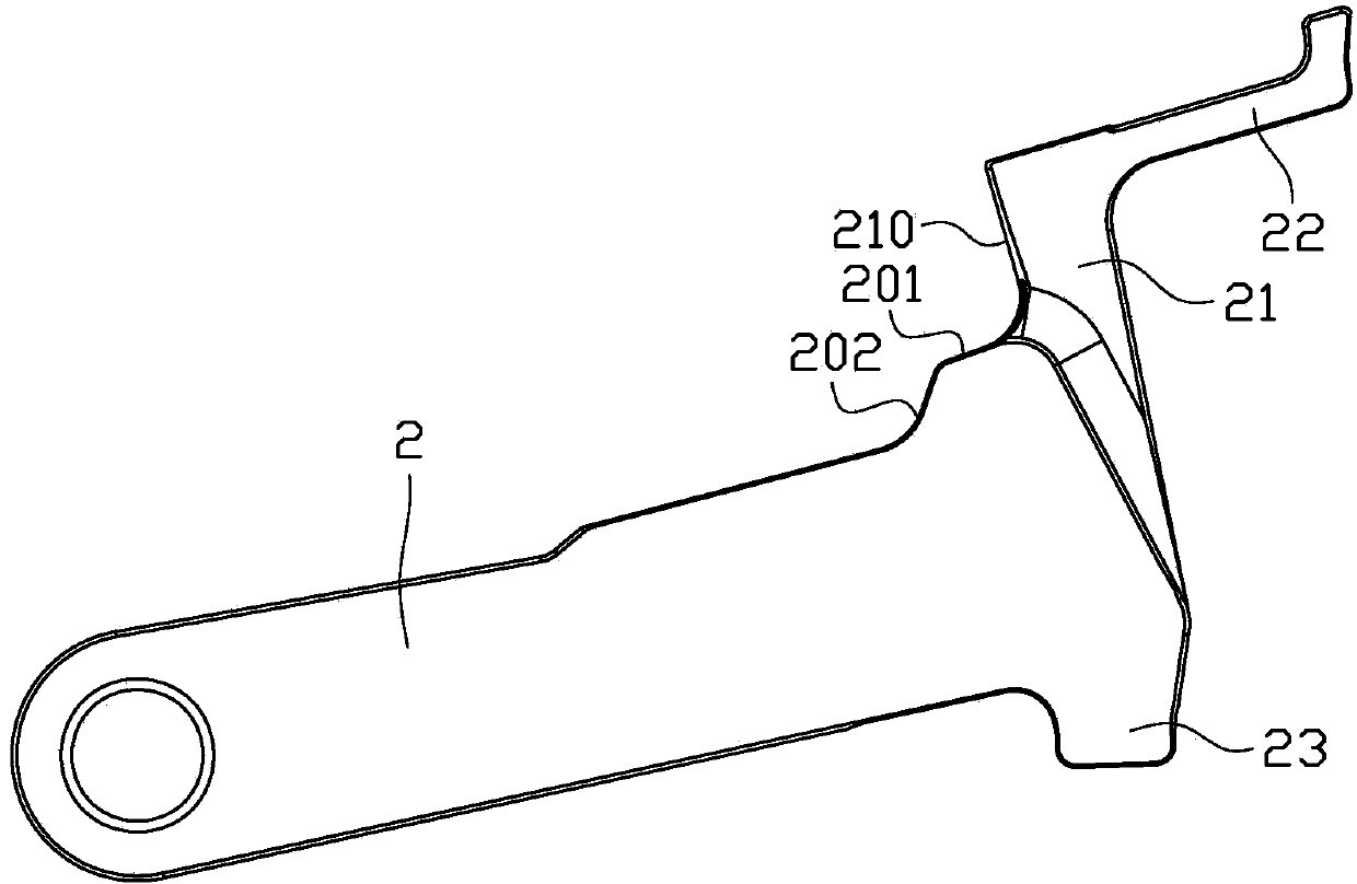 Vehicle parking locking device