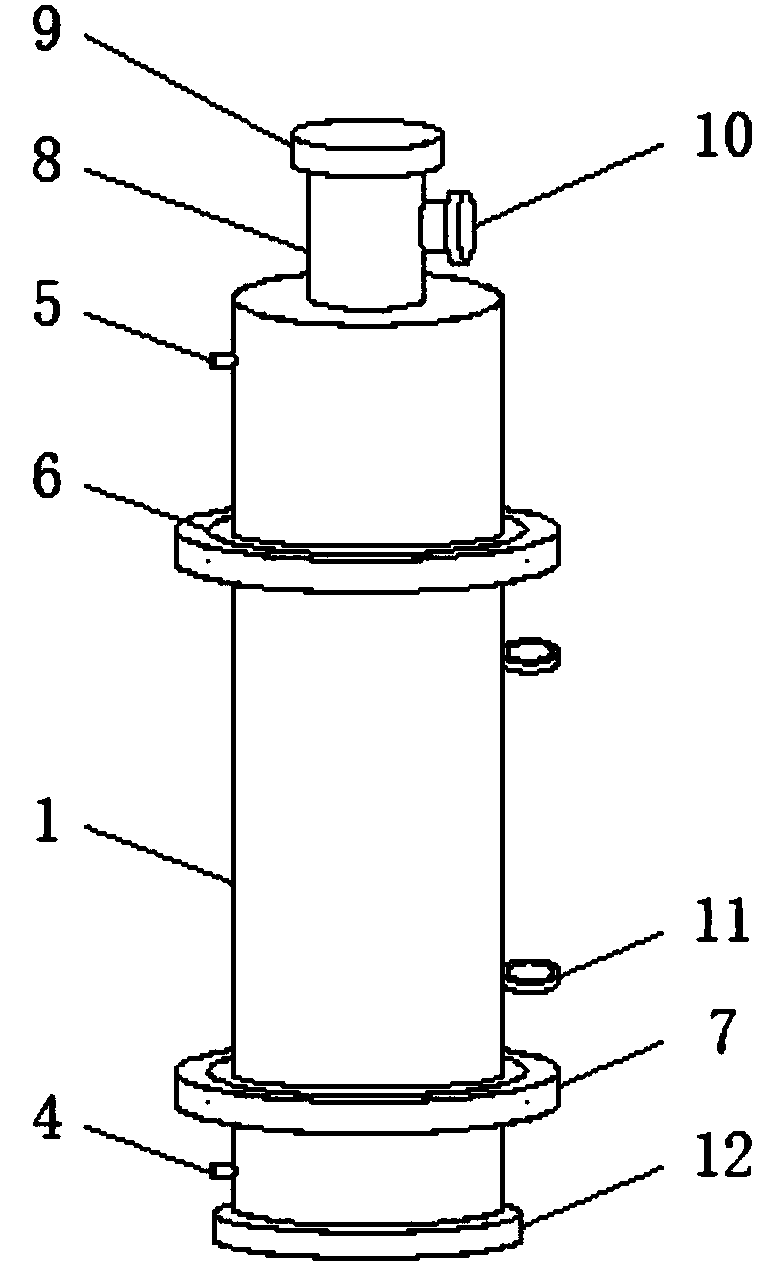 Marsh gas storage and transportation tank