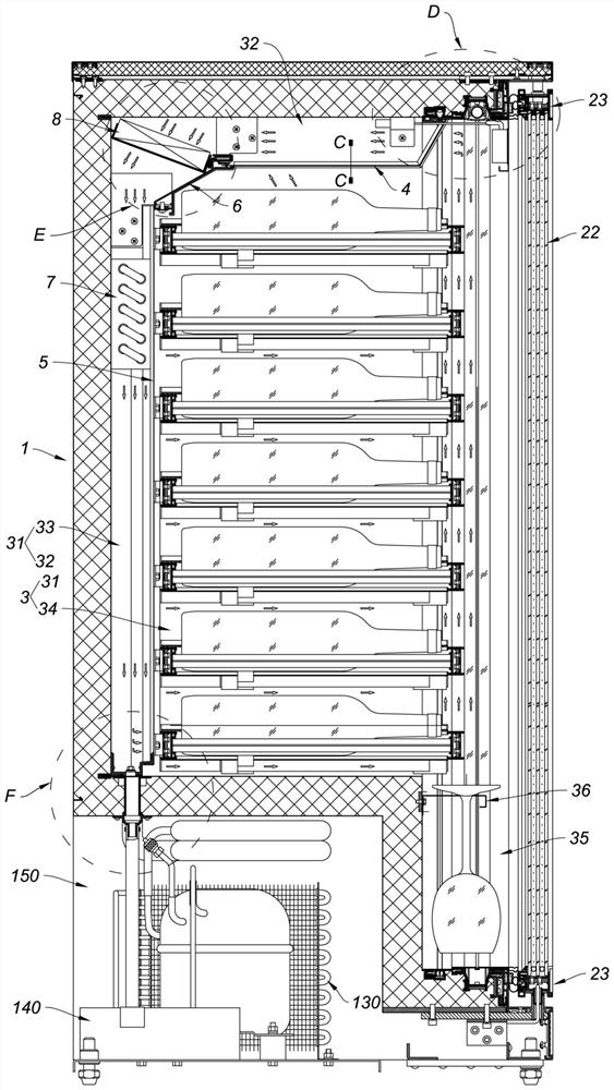 Refrigerated display cabinet