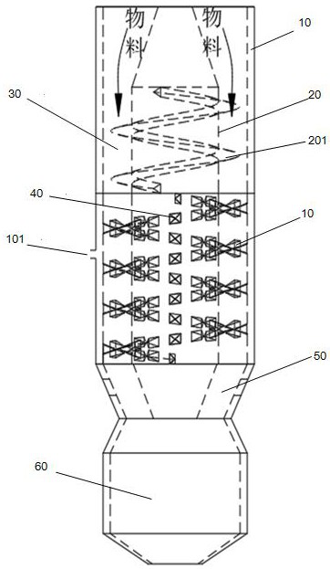 A co-pyrolysis method of biomass and agricultural film based on double-barreled structure