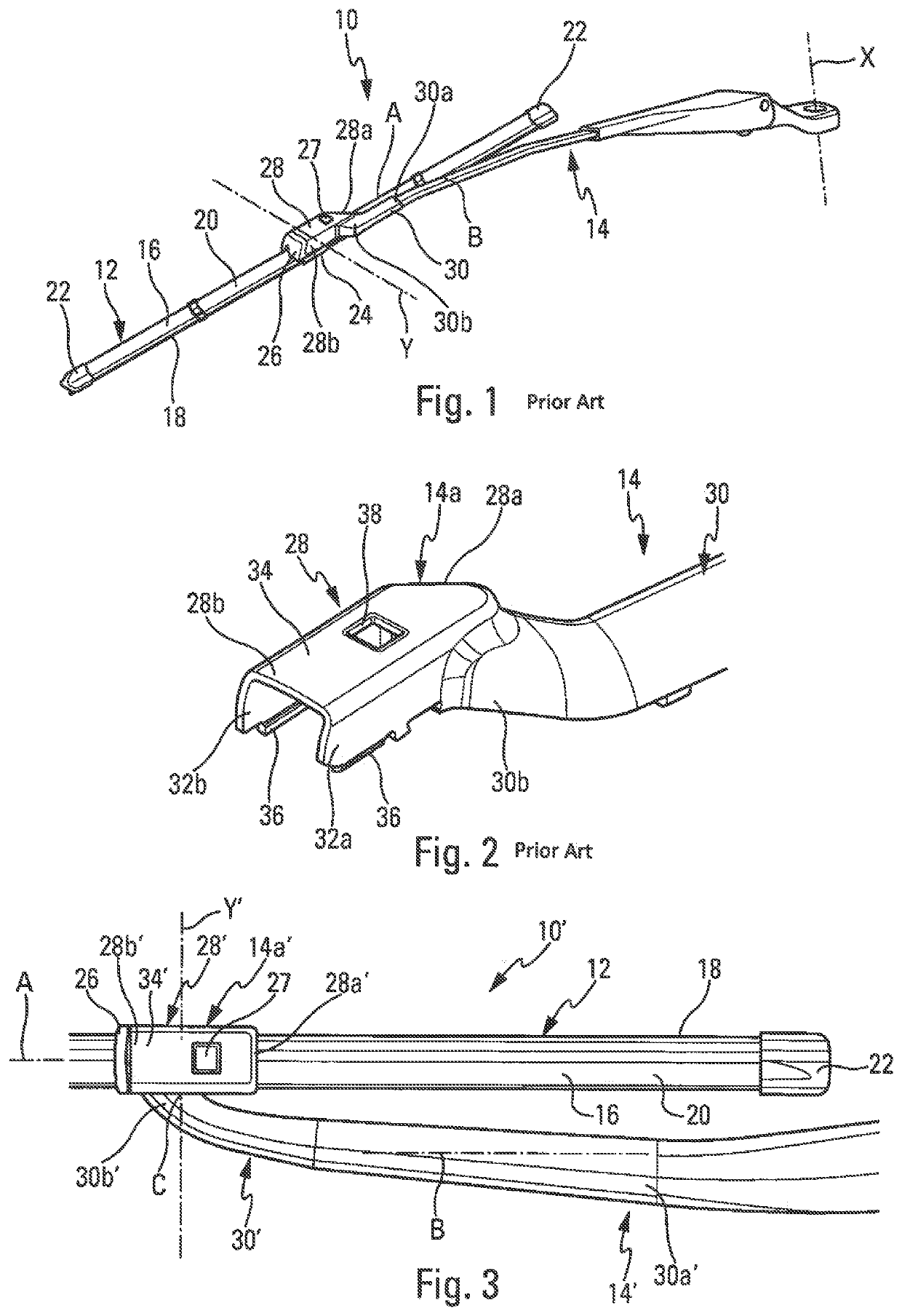 Yoke for a drive arm of a windscreen wiper