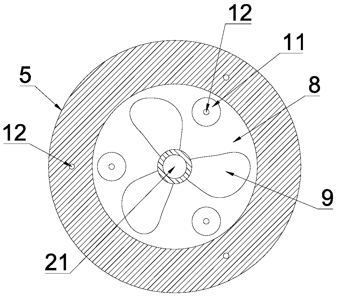 A kind of follow-up heat dissipation shock absorption motor