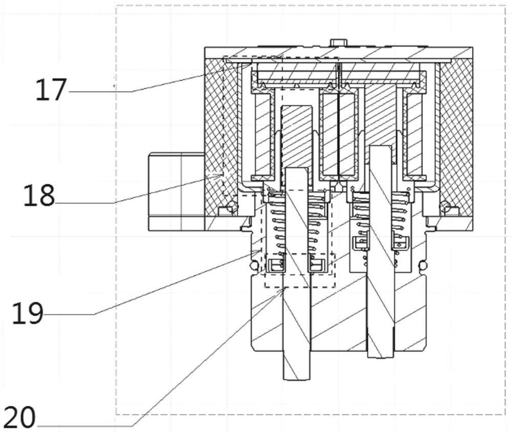 Camshaft toggle solenoid valve for a variable valve lift system