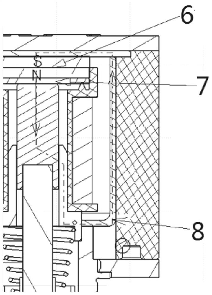 Camshaft toggle solenoid valve for a variable valve lift system