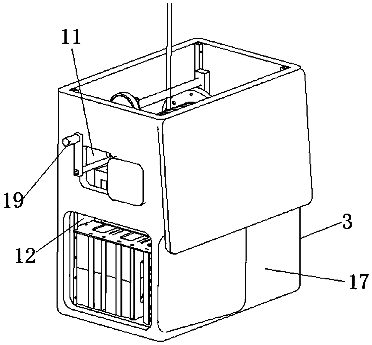 Portable backpack for tethered unmanned aerial vehicle take-up and pay-off device