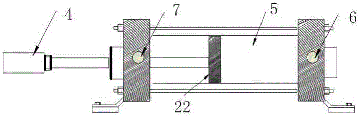 Breathing simulation device used for performance testing of oxygen supplying system