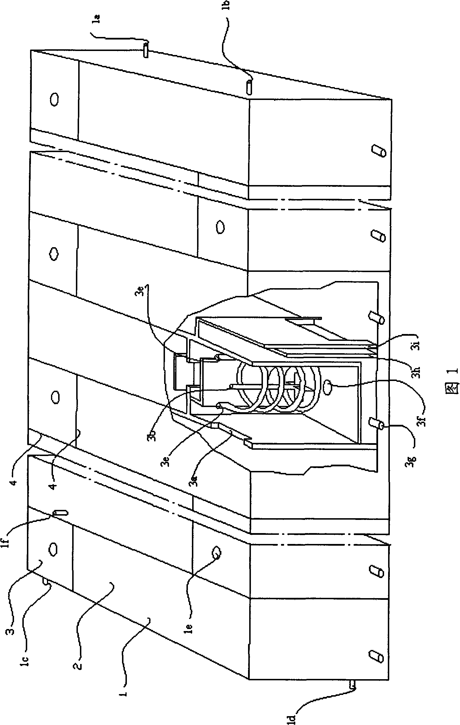 Device for wet phosphoric acid refining and high-purity ammonium molybdate preparation