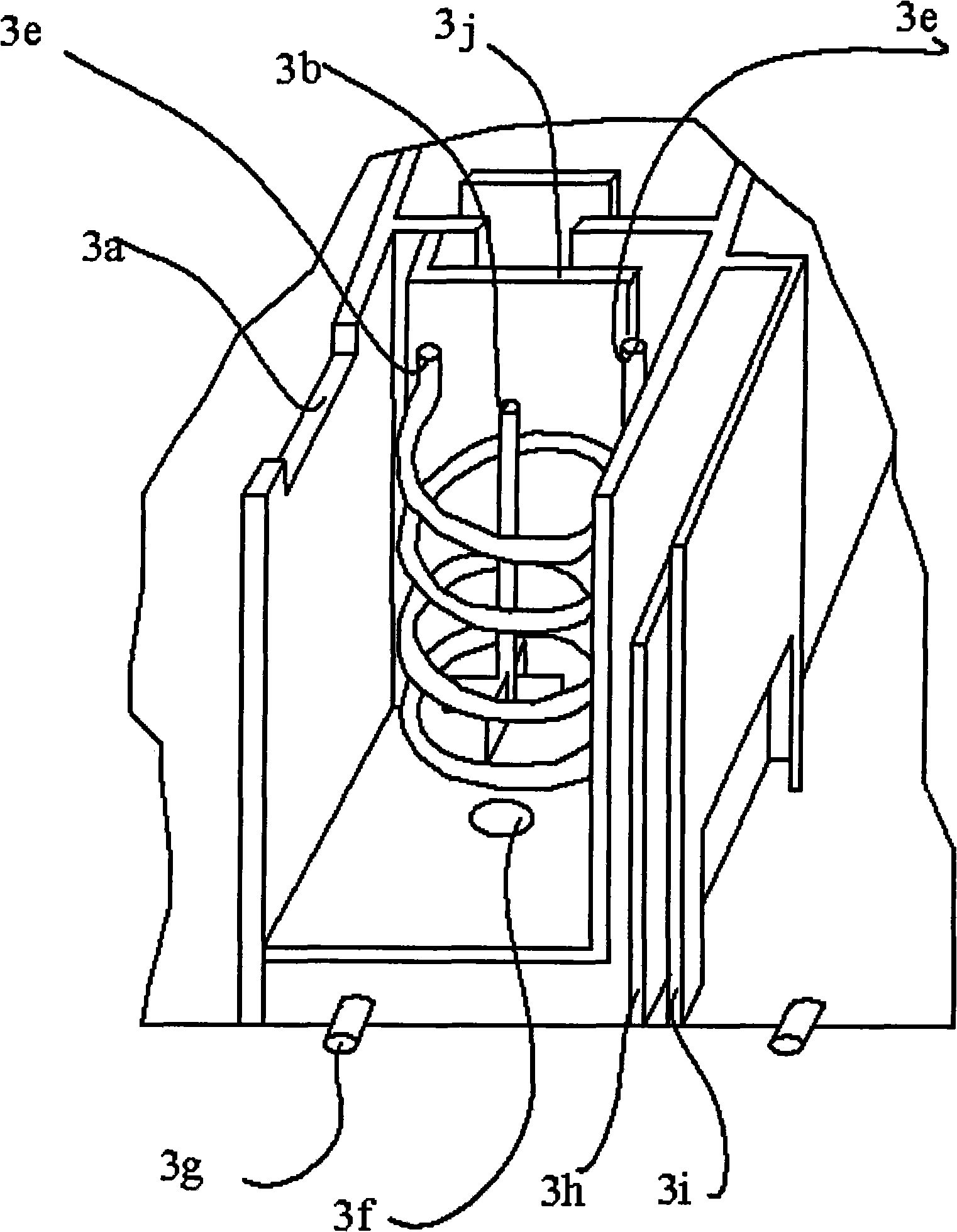 Device for wet phosphoric acid refining and high-purity ammonium molybdate preparation