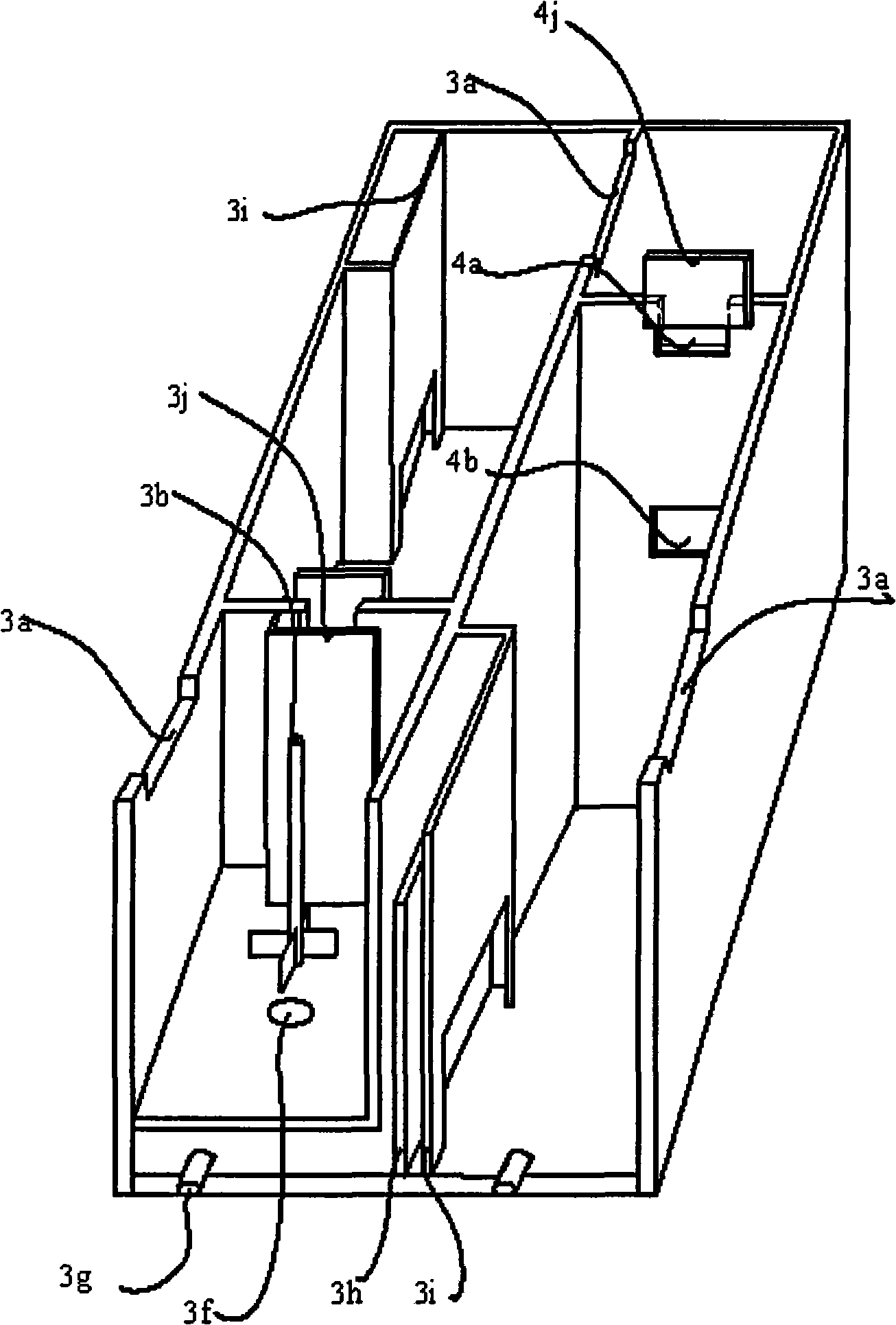 Device for wet phosphoric acid refining and high-purity ammonium molybdate preparation