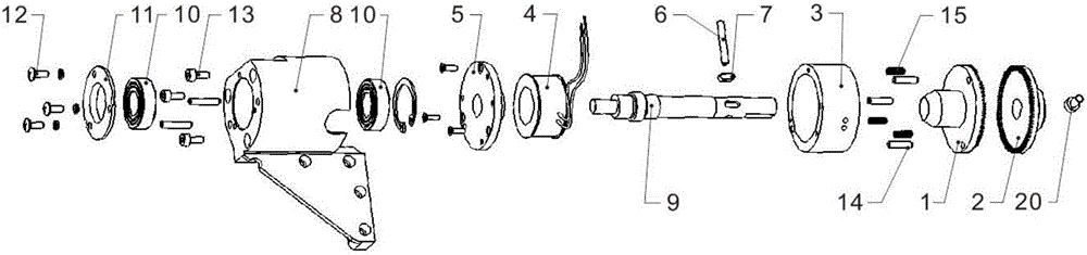 Tooth engaged power-off brake