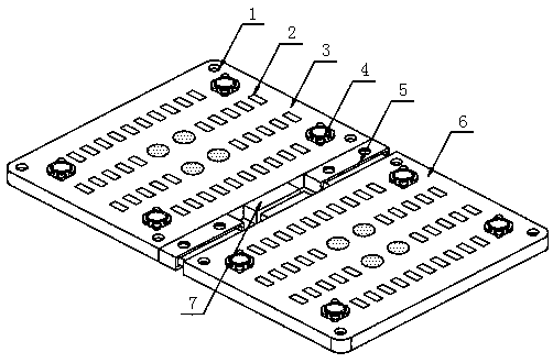 Spliced printed circuit substrate structure