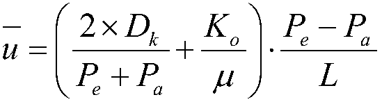 Gas permeability determination method of nano-pore-containing reservoir