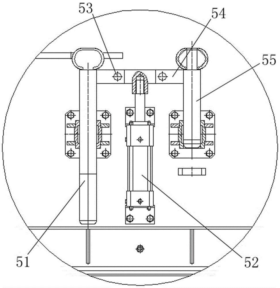 The hydraulic system of the horizontal opening and vertical rotating protective sealing and anti-flooding door