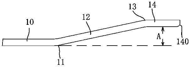 A conductive contact piece and an electrical connector using the conductive contact piece