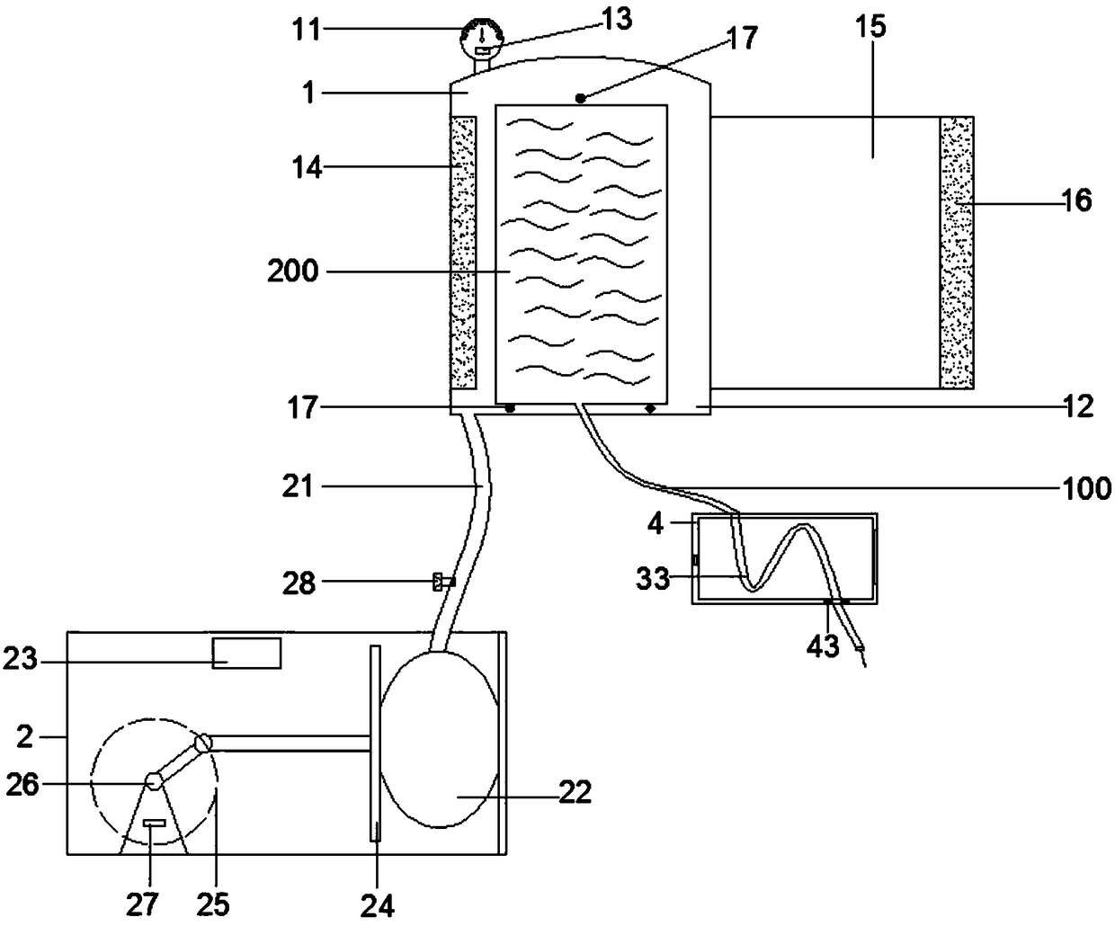 Infusion device for use in field combat cold zone