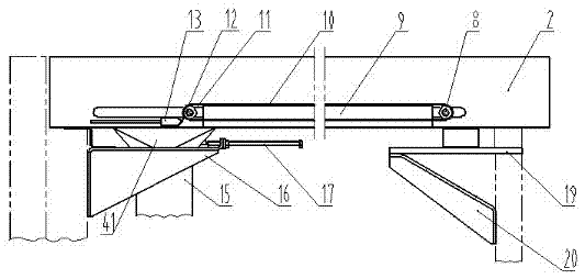 Concentrated cotton removal device of roving frame