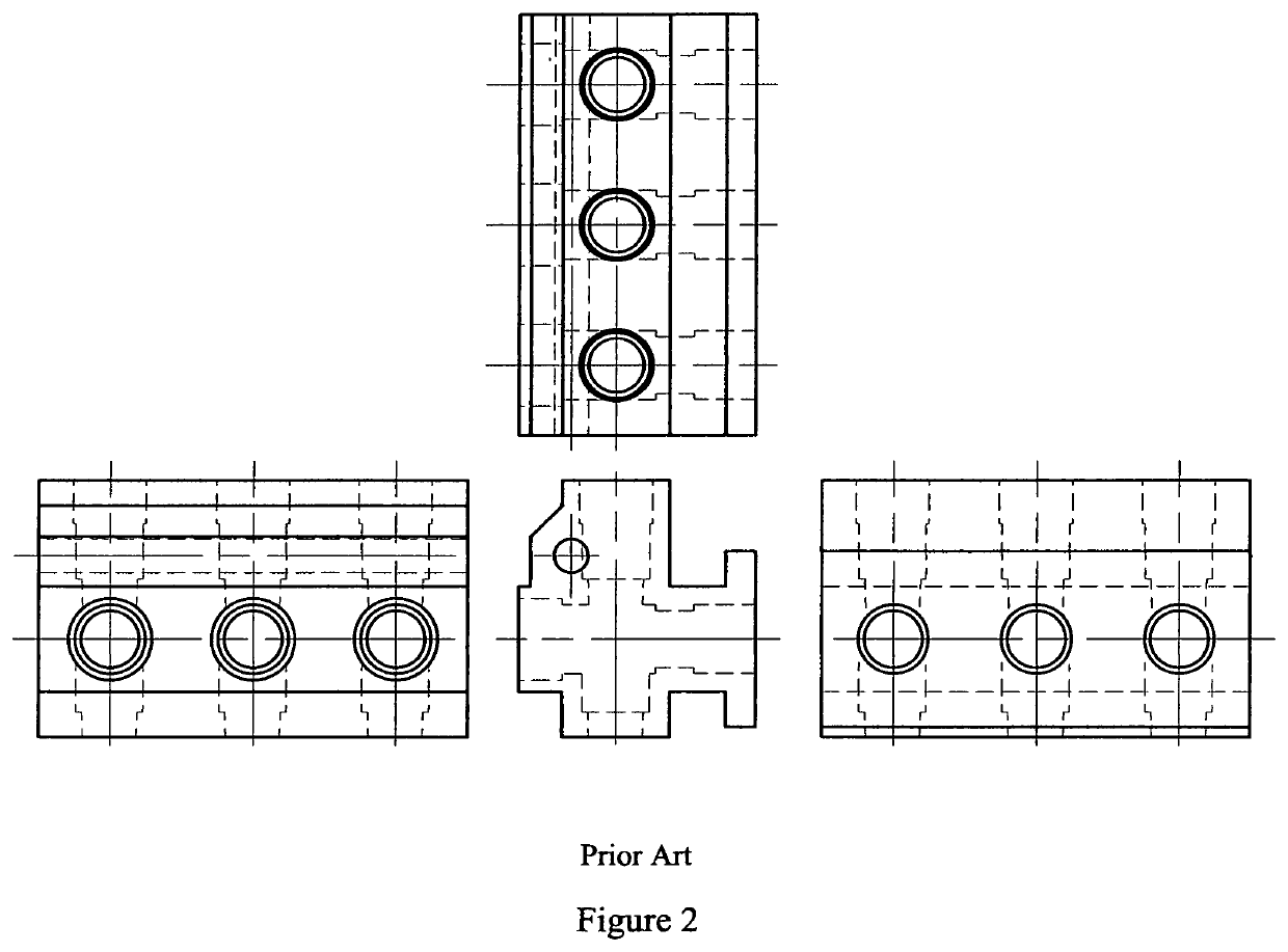 Pump with segmented fluid end housing and in-line valve