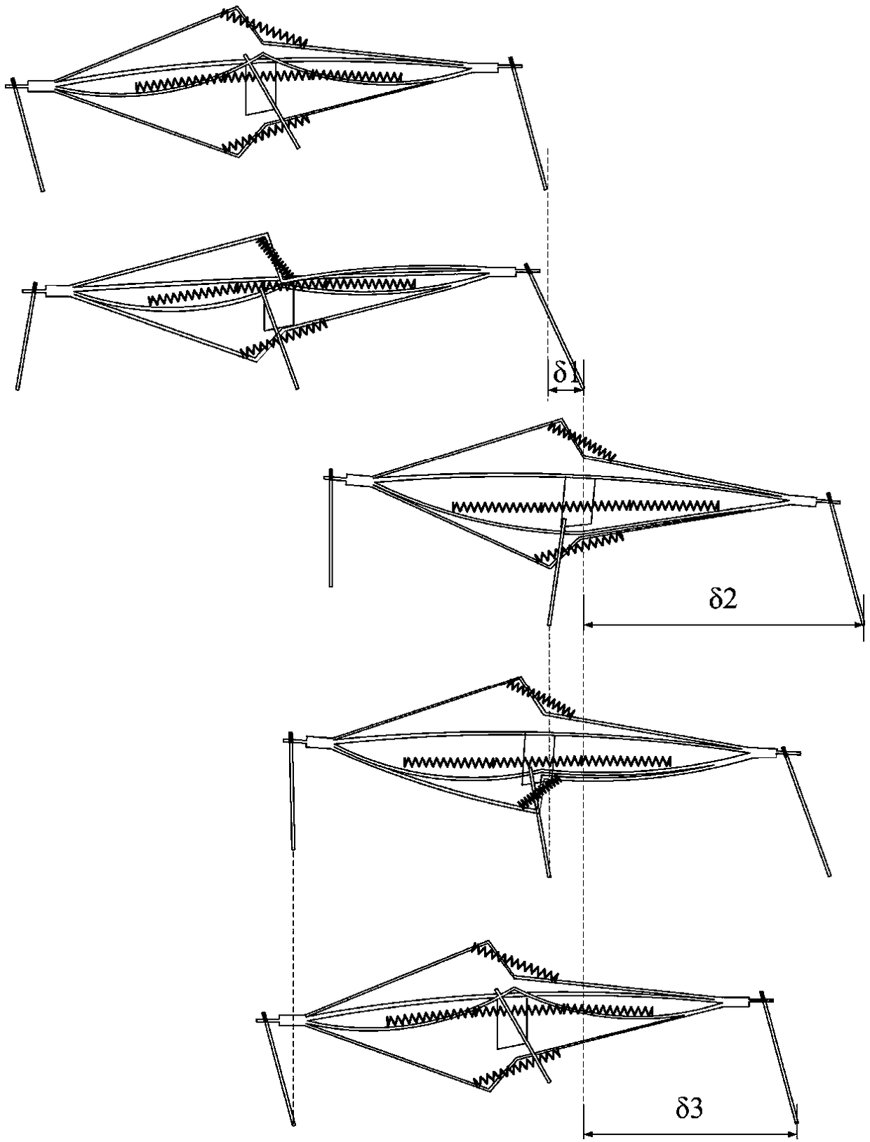 Legged jump robot based on piezoelectric drive and control method thereof