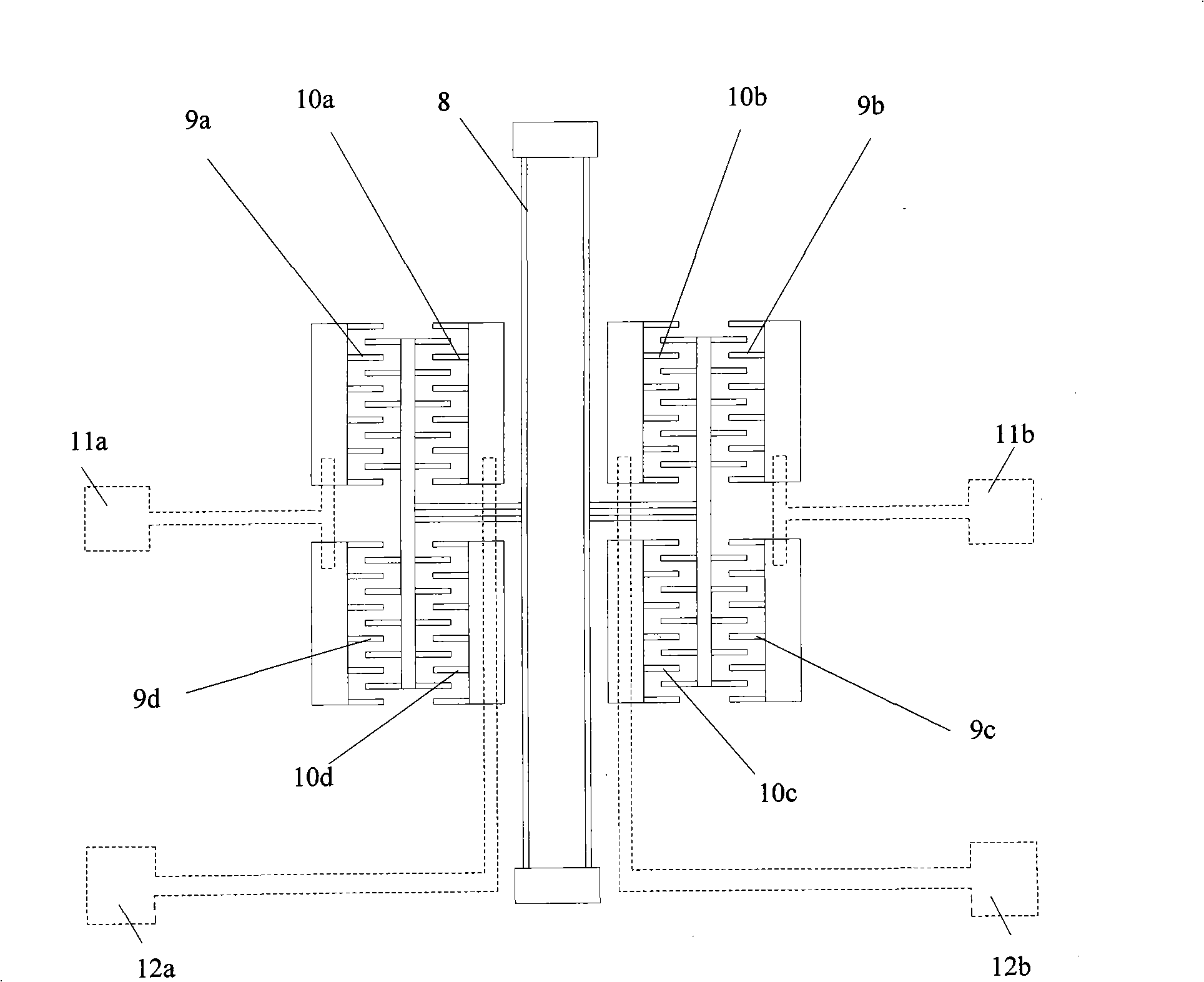 Silicon micro-resonance type accelerometer