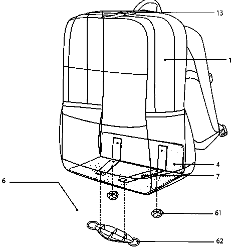 Novel multifunctional backpack